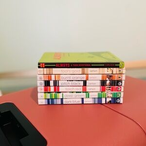 7 Melody Carlson Color Christian Books GUC/“Always” Teen Devotion New Condition